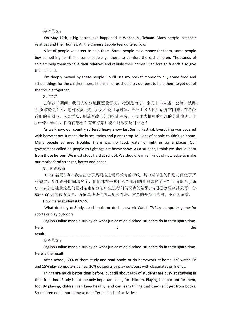 【必备】话题英语作文锦集6篇_第2页