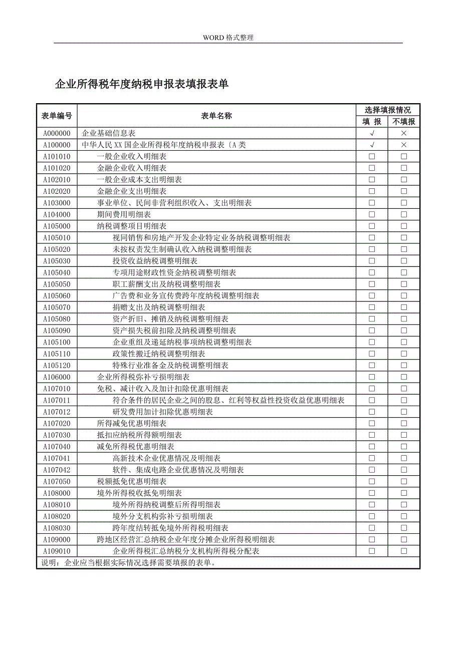 中华人民共及国企业所得税年度纳税申报表2018年_第2页