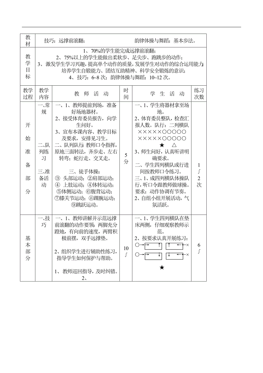 初中体育教案全集 (2)_第3页