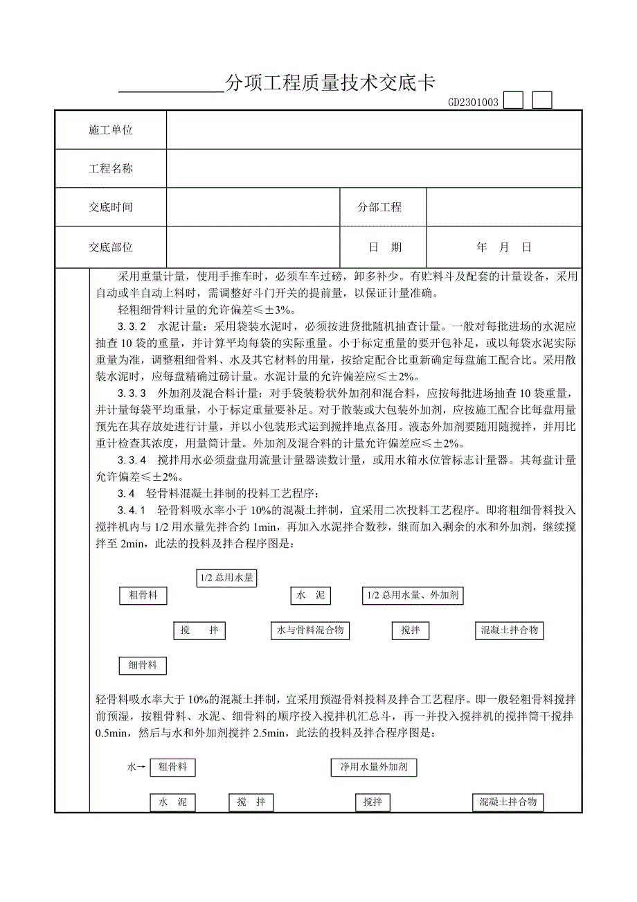 019_轻骨料混凝土现场拌制工艺工程工程竣工资料文件_第3页