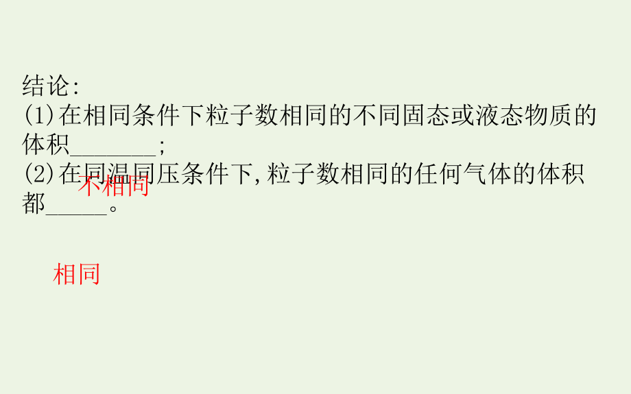 20192020年新教材高中化学232气体摩尔体积课件新人教版必修ppt_第4页