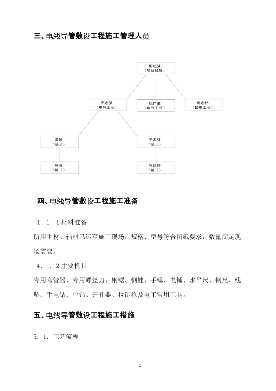 《电线管敷设工程施工方案》_第3页