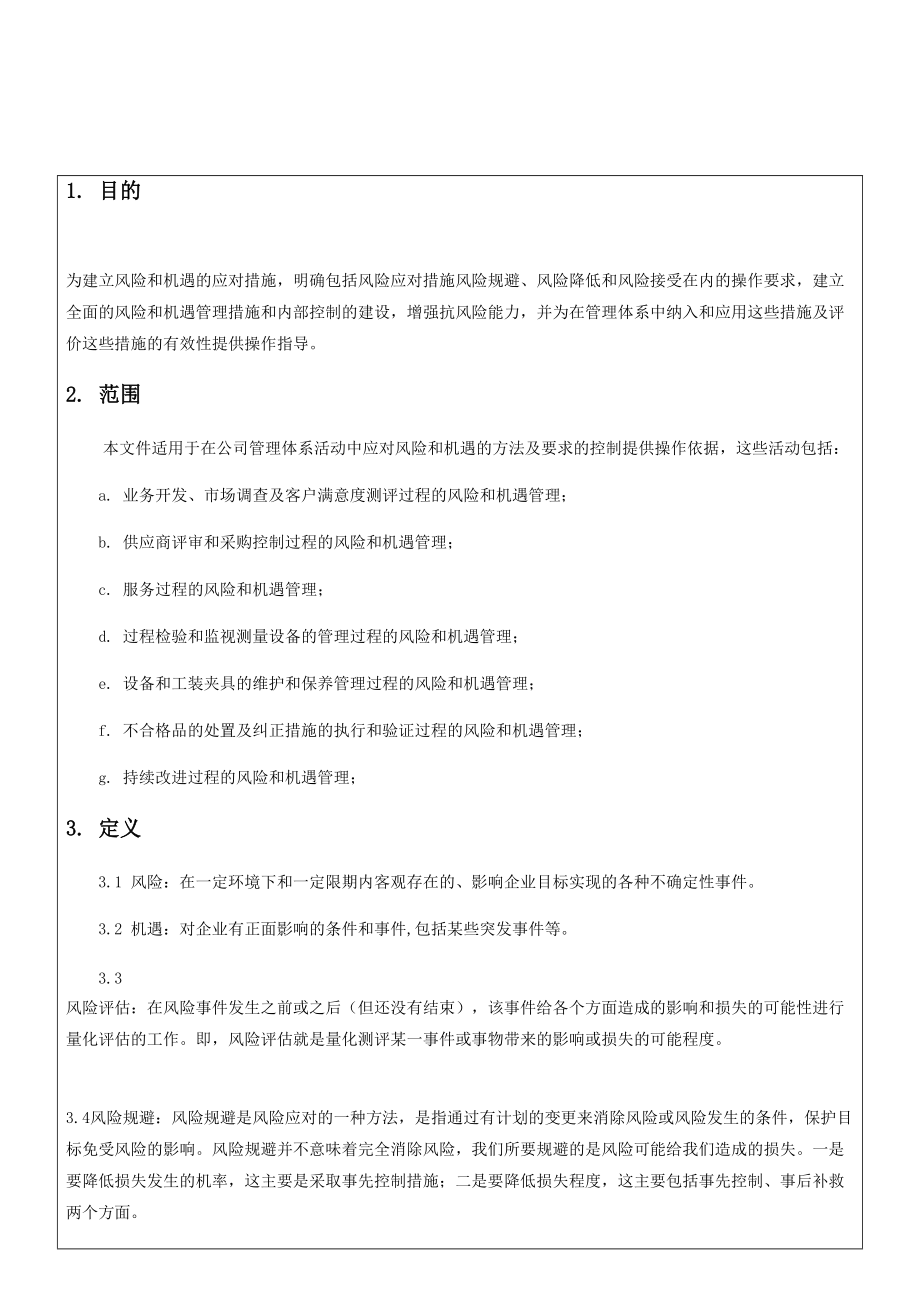 2风险和机遇的应对措施控制程序_第2页