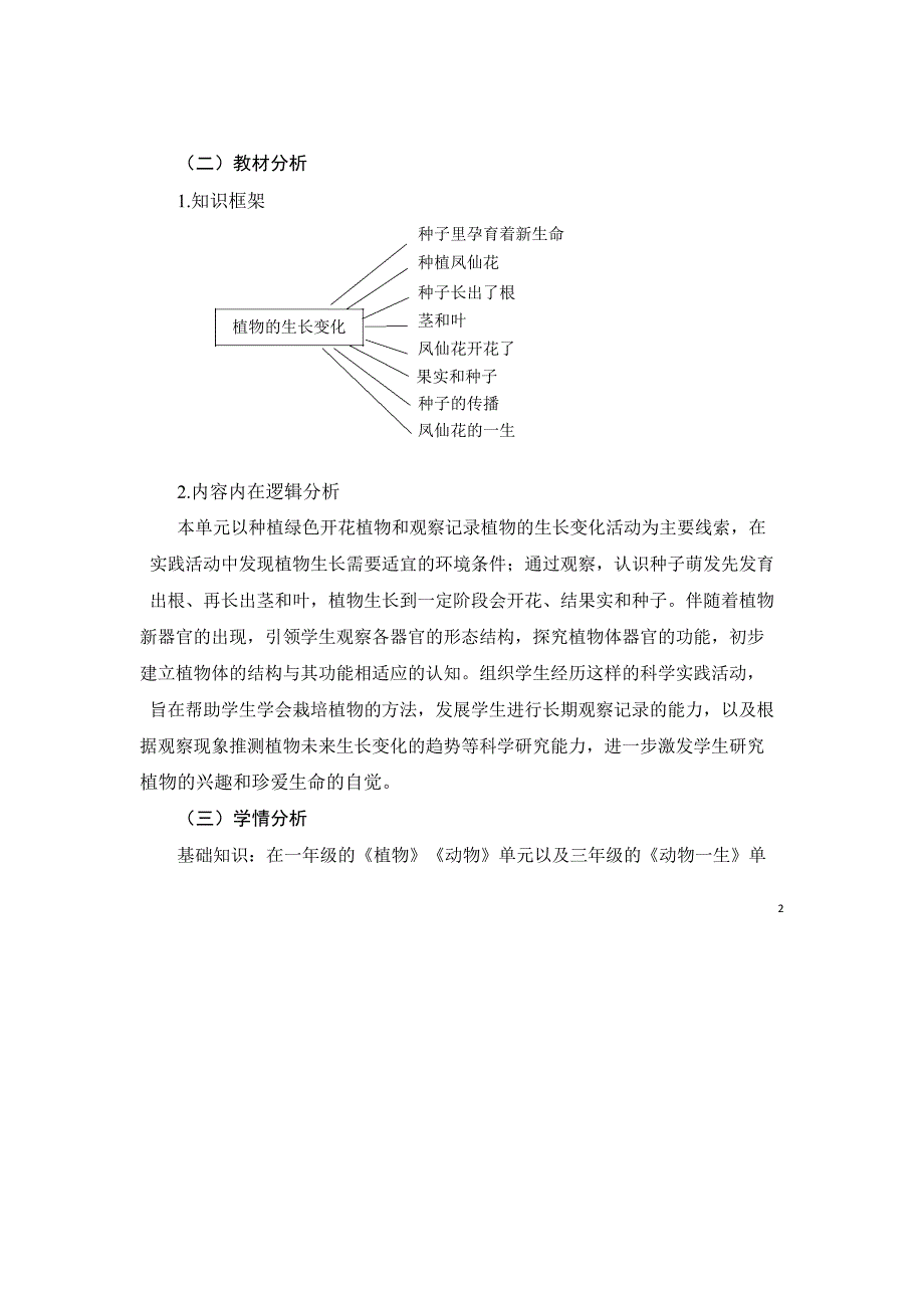 安徽省中小学单元作业设计大赛-小学科学单元作业设计参考样例_第3页