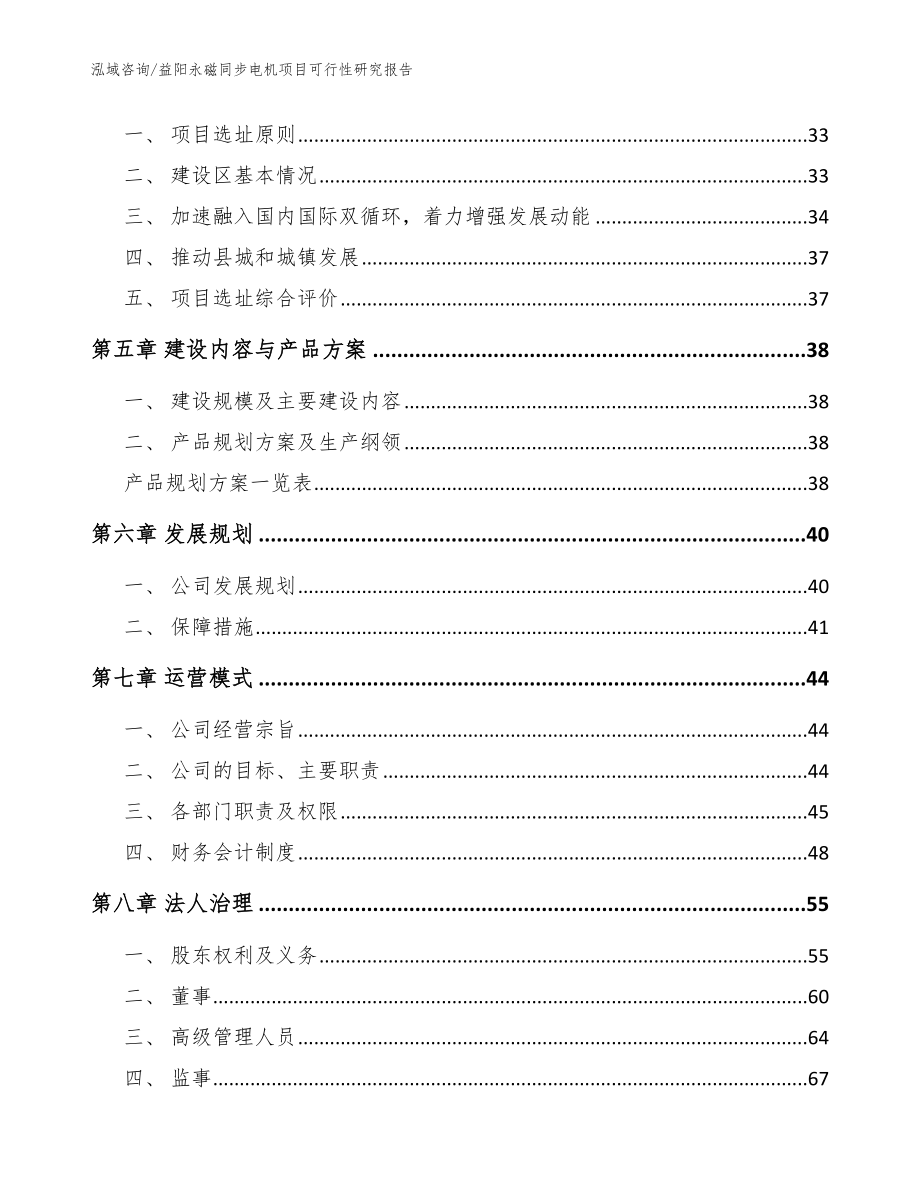 益阳永磁同步电机项目可行性研究报告（模板范本）_第3页