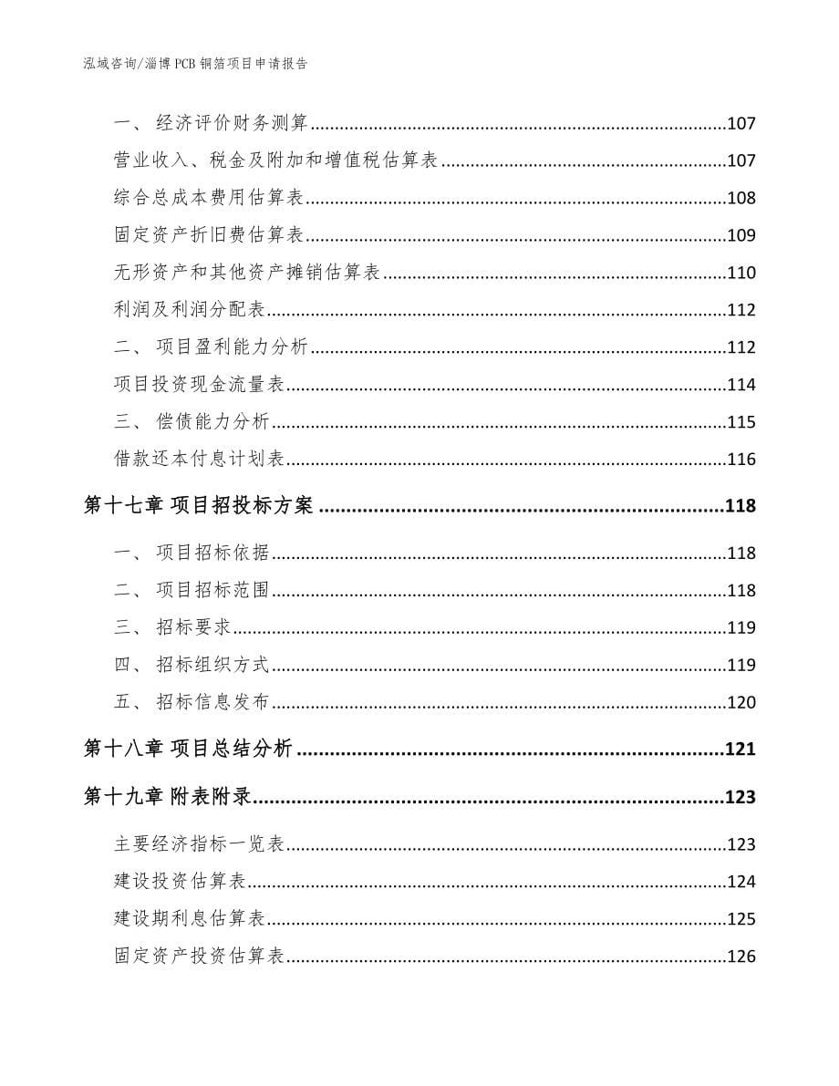 淄博PCB铜箔项目申请报告_参考范文_第5页