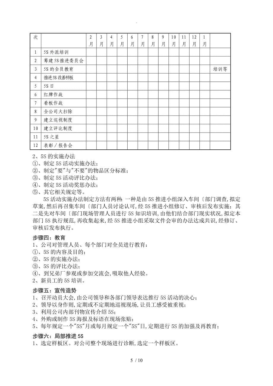 5s管理手册范本_第5页