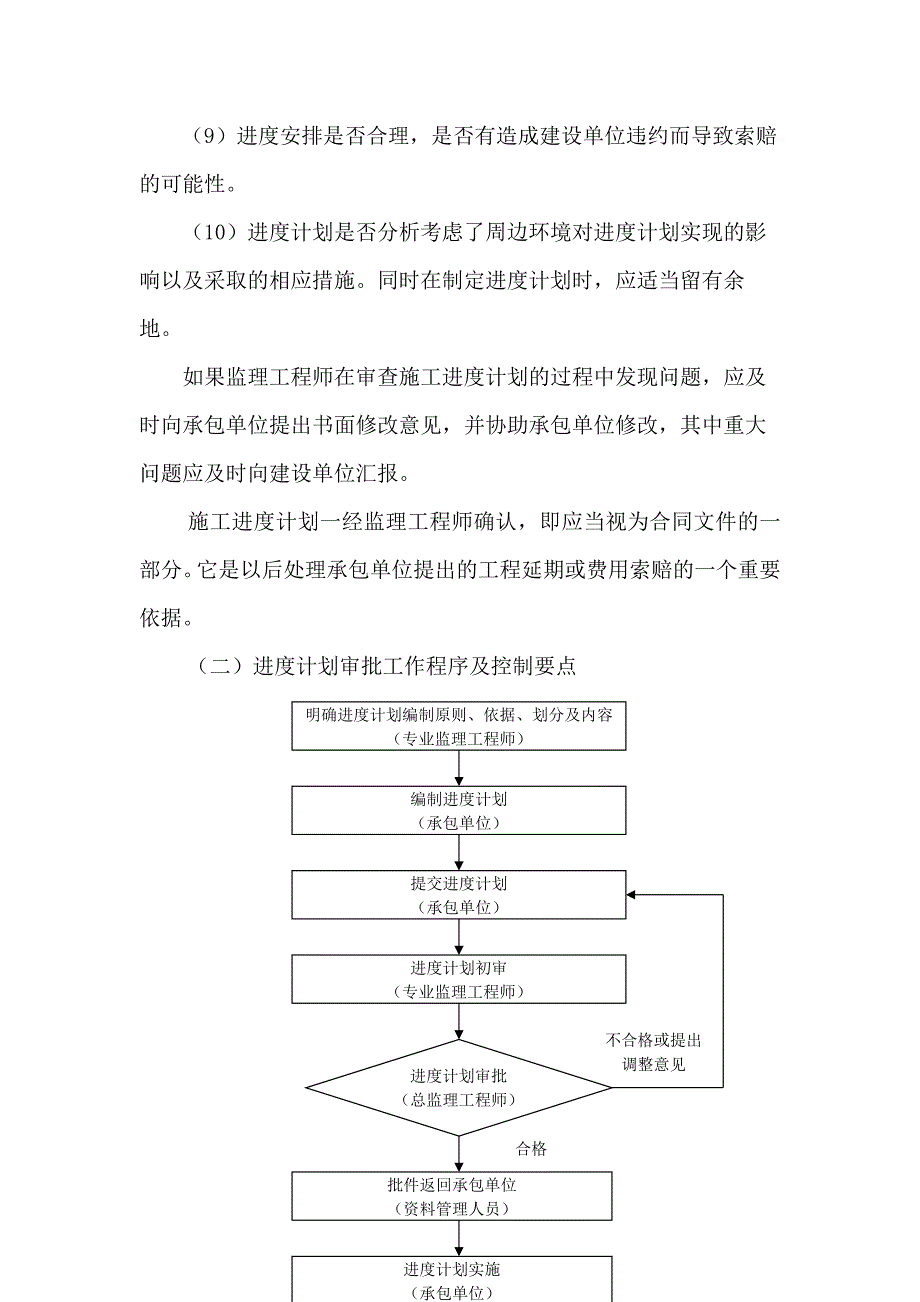 市政工程监理施工进度控制目标及措施_第2页