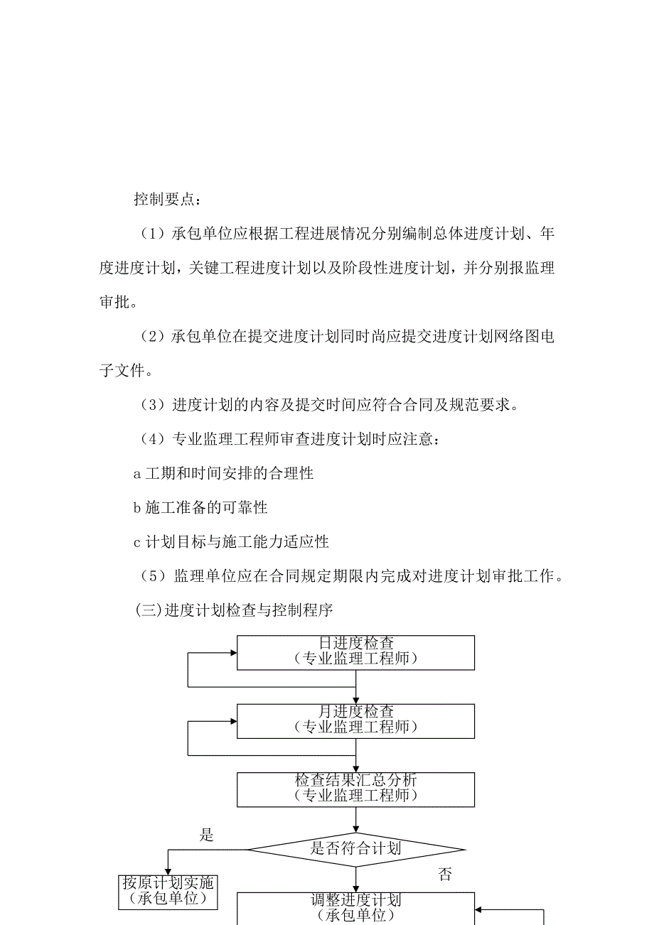 市政工程监理施工进度控制目标及措施_第3页