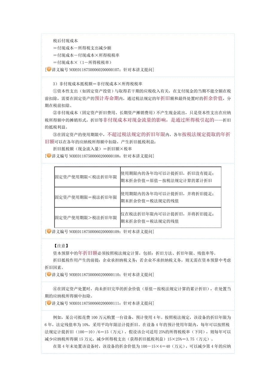 【中级会计职称考试】财务管理强化提高班讲义(李斌主讲)06投资管理_第5页