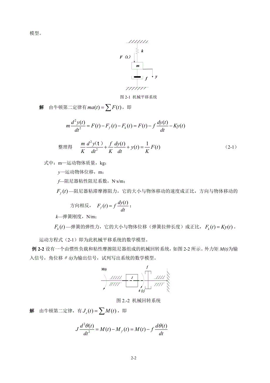 自动控制原理第2章新 控制系统的数学模型_第2页