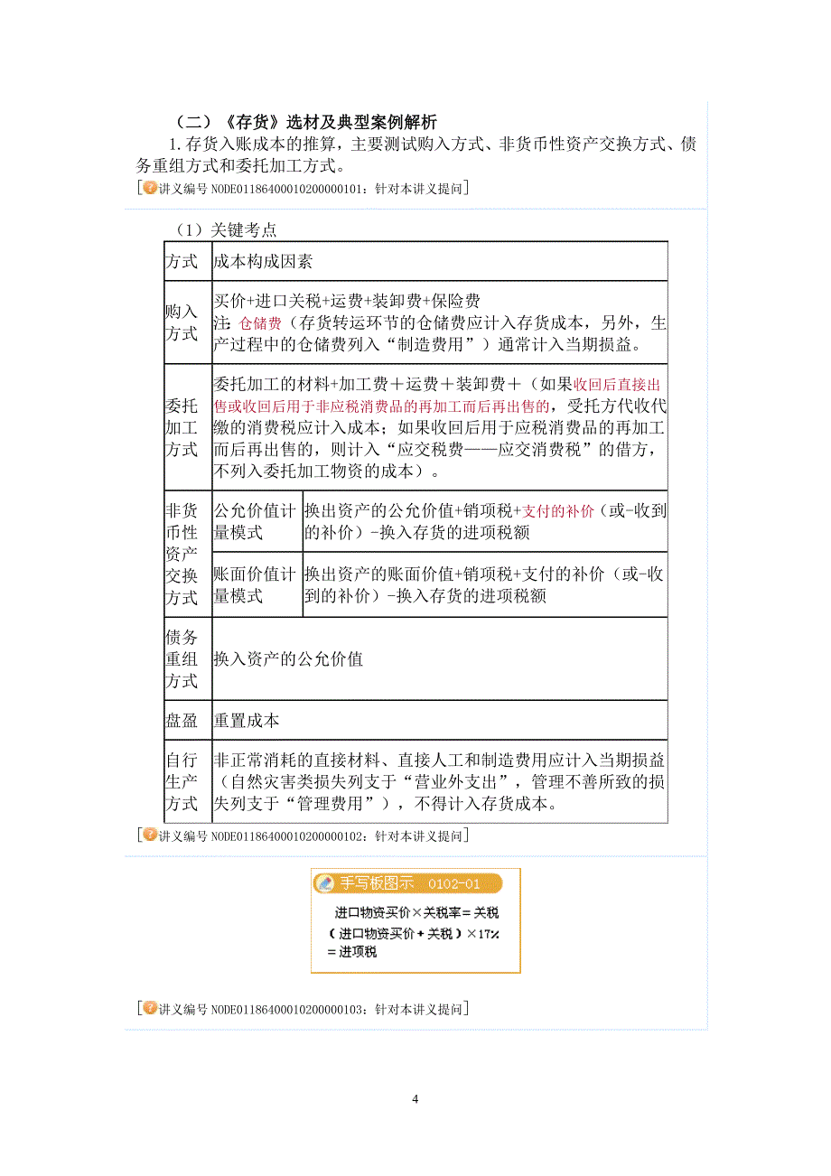 中级会计实务习题精讲班讲义(高志谦主讲)01第1-10章客观题的关键知识点及典型案例解析_第4页