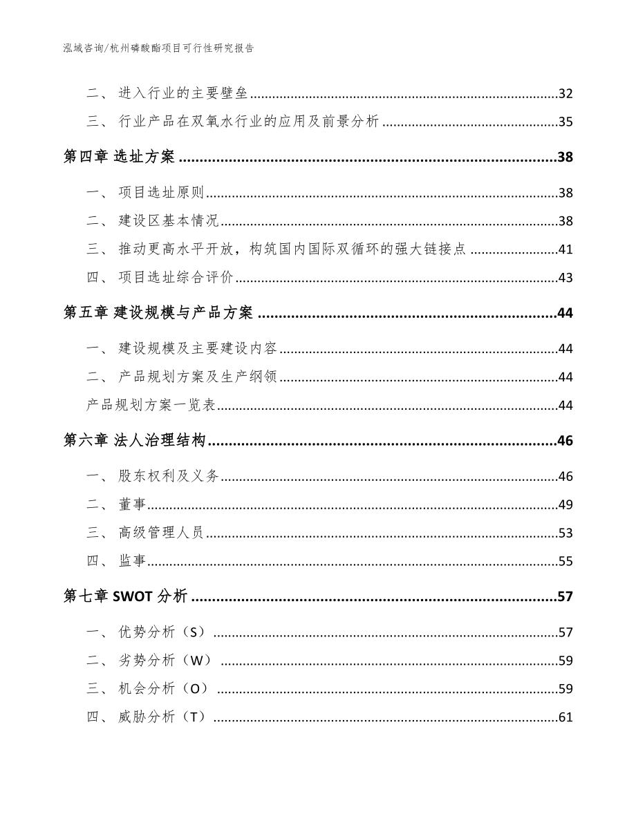 杭州磷酸酯项目可行性研究报告_范文参考_第2页