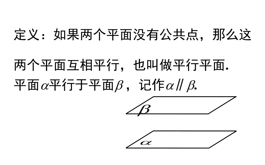 浙江省杭州市塘栖中学高中数学必修二课件：2-2-2-2平面与平面平行的判定课件_第3页