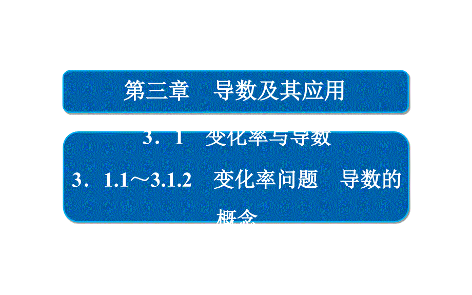 2019人教A版高中数学选修1-1课件：3-1变化率与导数3-1-1、2_第2页