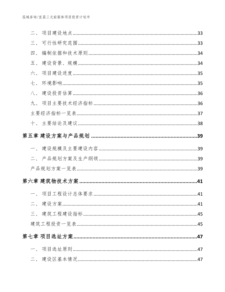 宜昌三元前驱体项目投资计划书（模板范文）_第2页