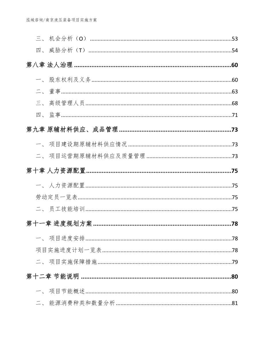 南京液压装备项目实施方案_模板参考_第3页