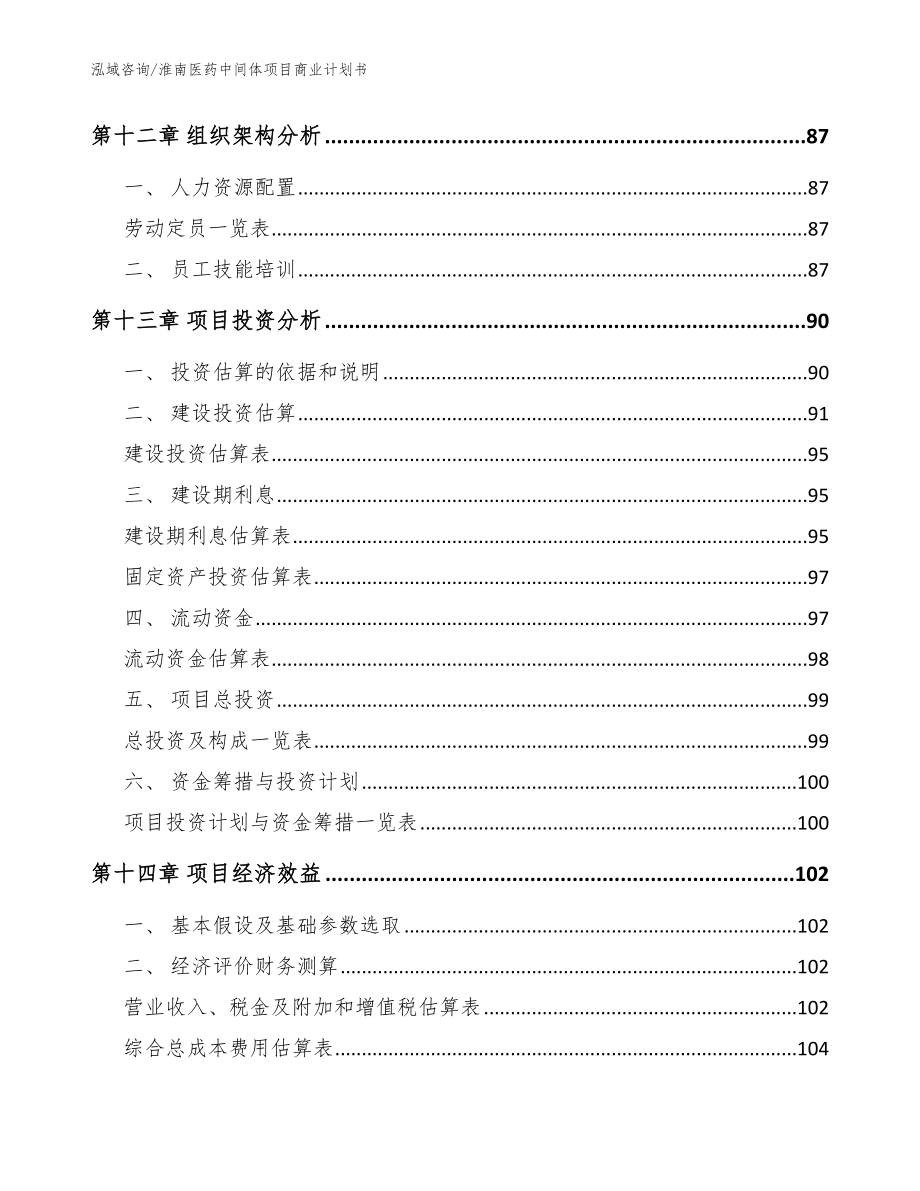 淮南医药中间体项目商业计划书（范文参考）_第4页