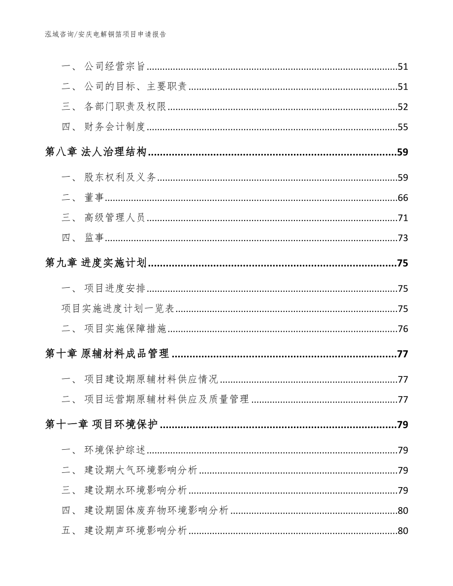 安庆电解铜箔项目申请报告（范文）_第3页