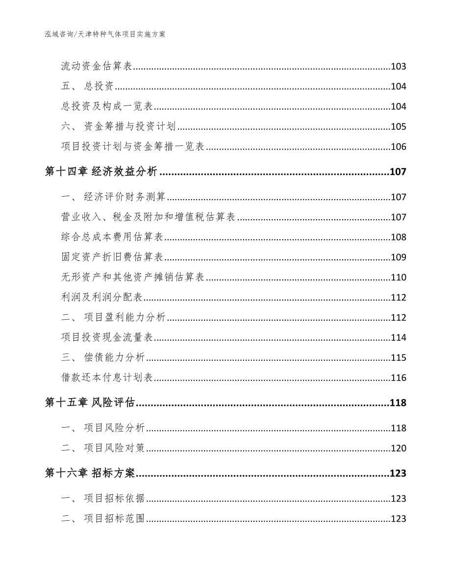 天津特种气体项目实施方案【范文参考】_第5页