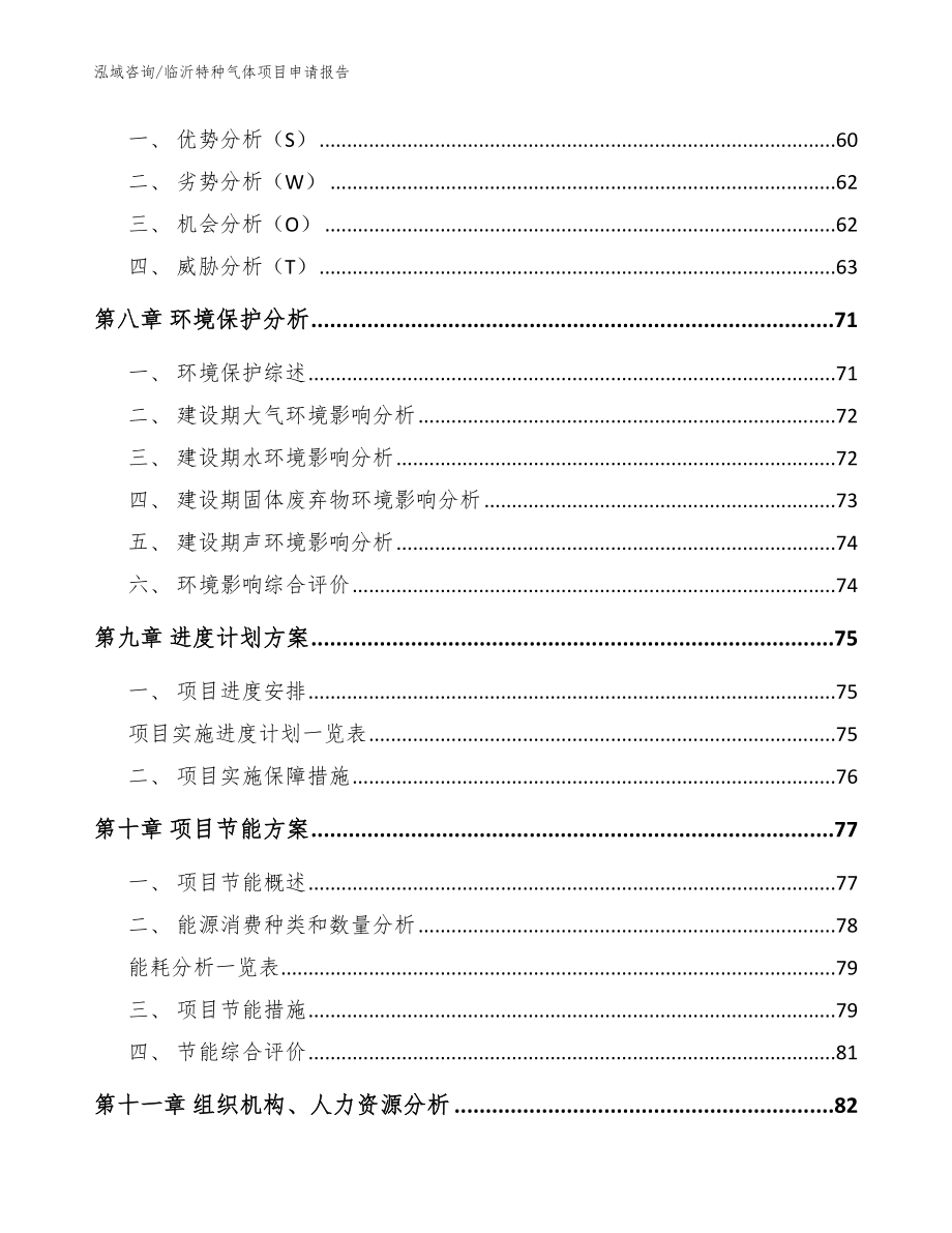 临沂特种气体项目申请报告（范文）_第4页