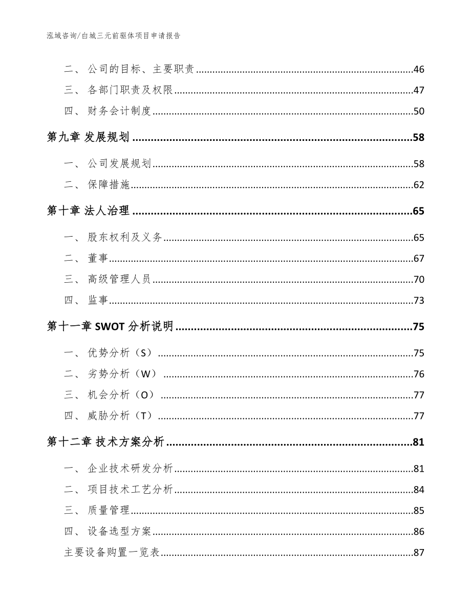 白城三元前驱体项目申请报告_范文_第3页