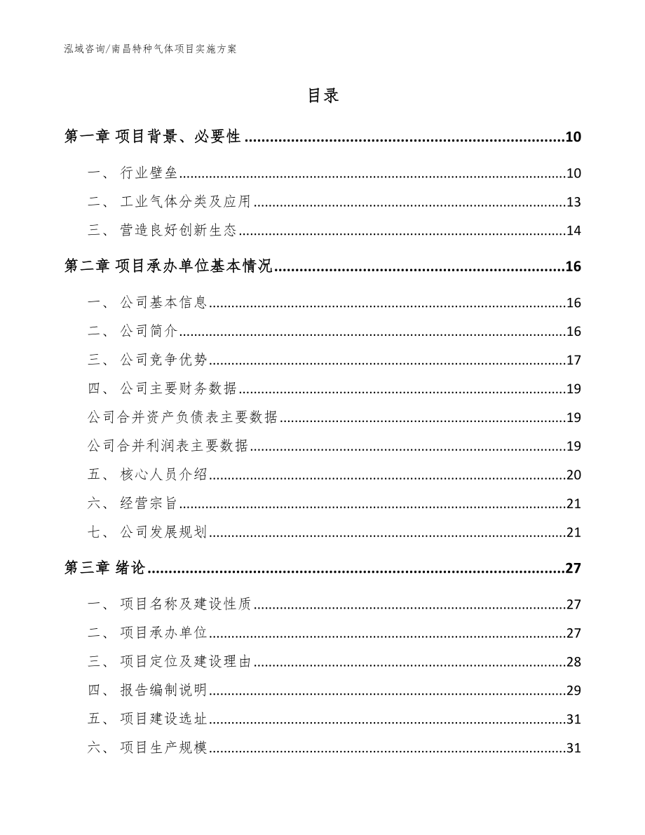 南昌特种气体项目实施方案【范文】_第2页