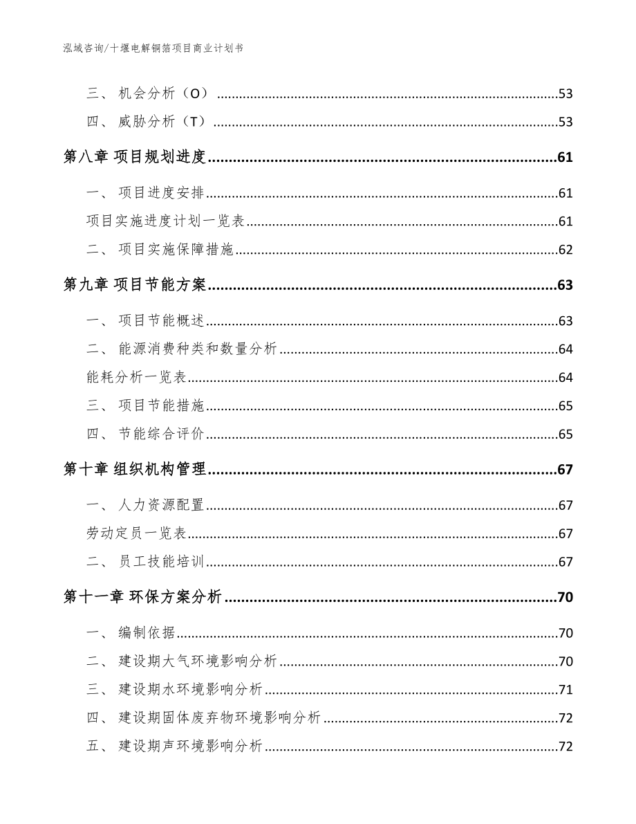 十堰电解铜箔项目商业计划书_参考模板_第4页