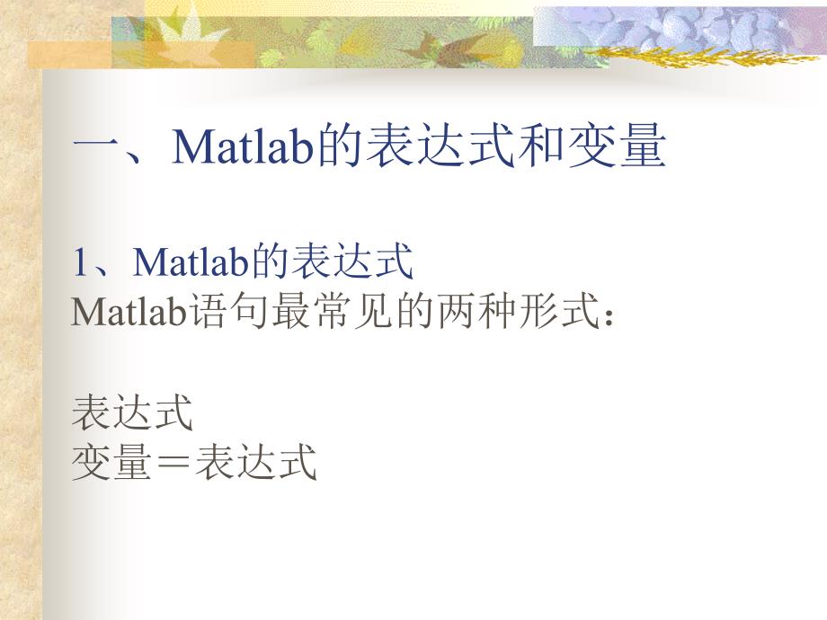 第二讲Matlab的数值计算483教学提纲_第2页