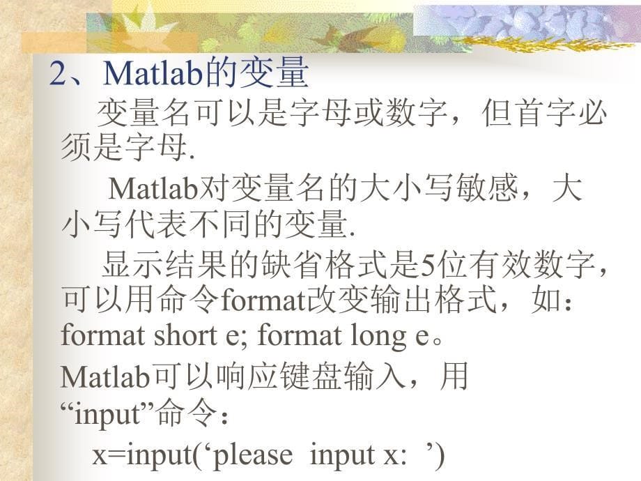 第二讲Matlab的数值计算483教学提纲_第5页
