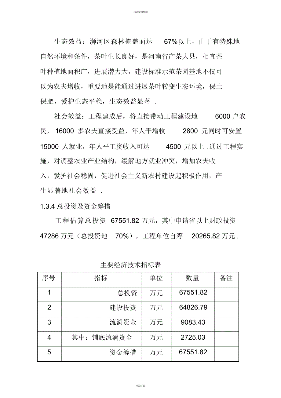 2022年20万亩生态有机茶园建设项目_可行性研究报告_第3页