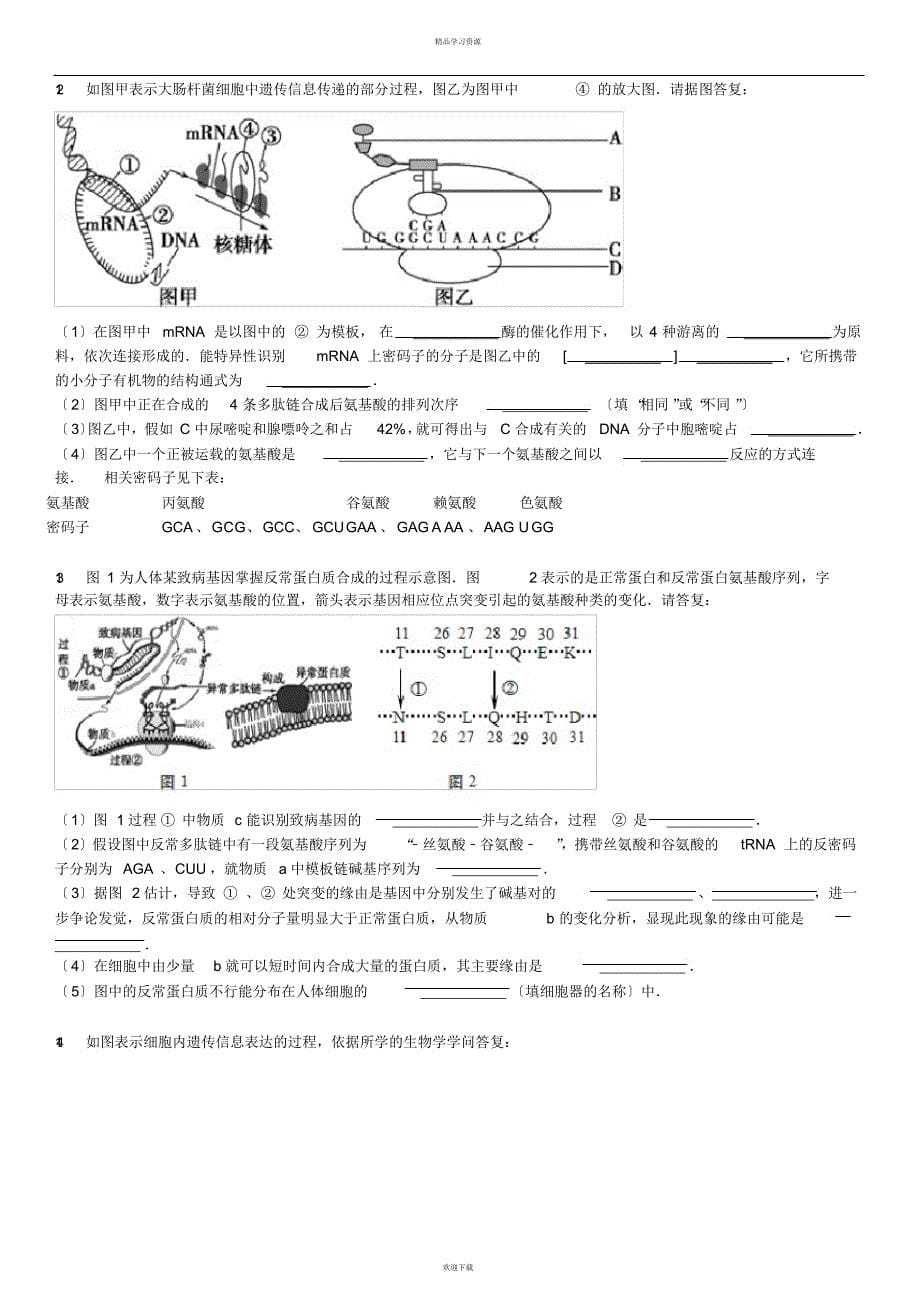 2022年01月02日周为的高中生物组卷_第5页