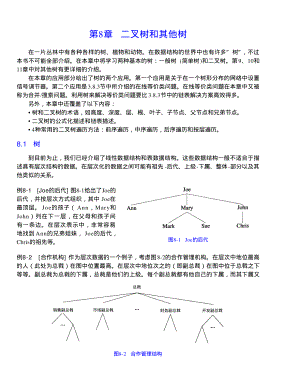 内蒙古大学《算法与数据结构》讲义08二叉树和其他树