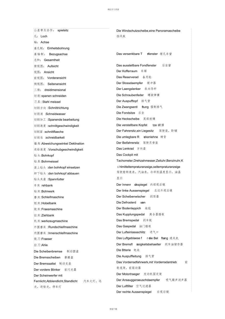 2022年机械类德语词汇2_第5页