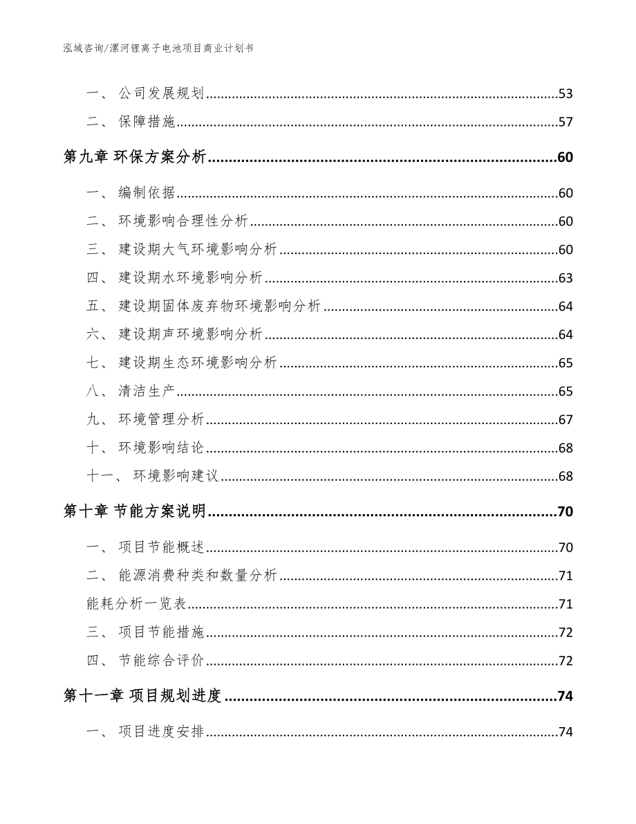 漯河锂离子电池项目商业计划书_参考范文_第4页