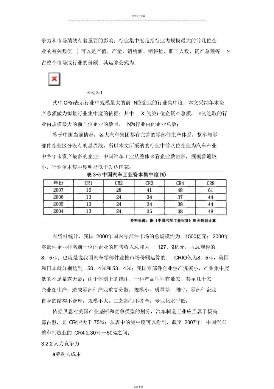 2022年汽车零部件产业出口国际竞争力实证研究报告_第5页