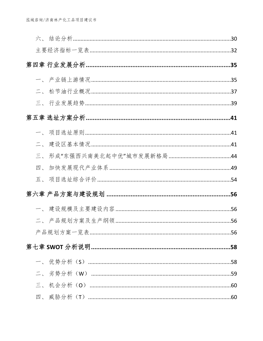 济南林产化工品项目建议书（模板）_第3页