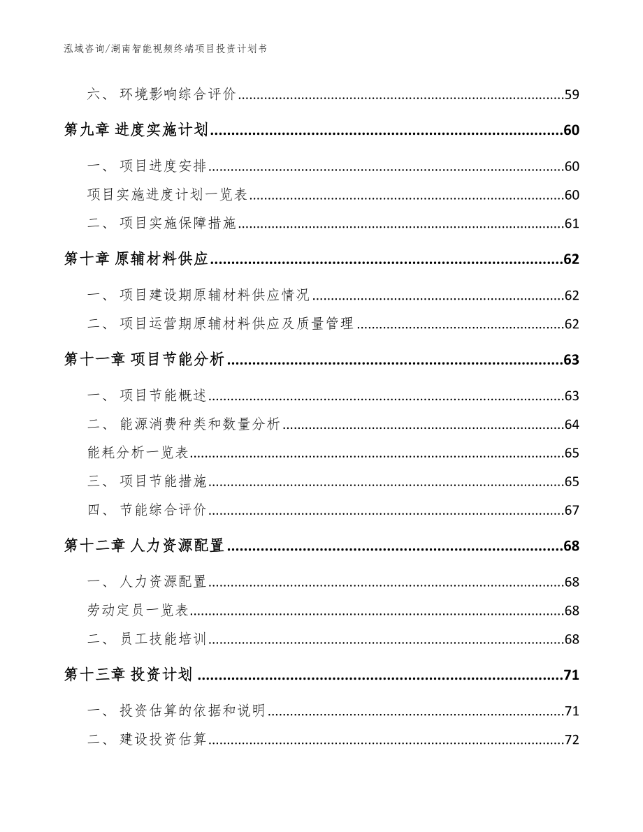 湖南智能视频终端项目投资计划书【范文】_第4页