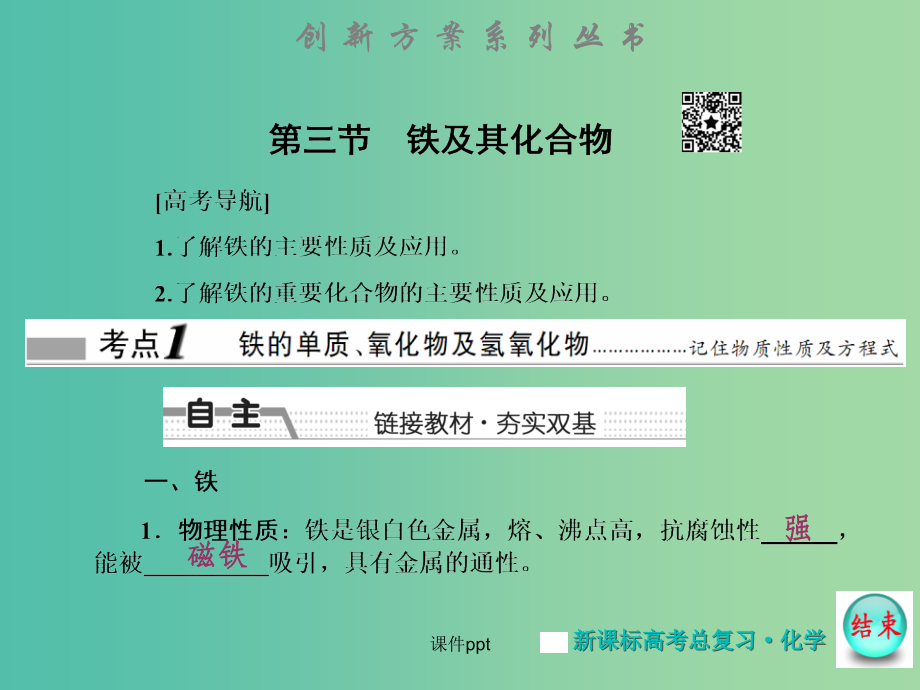 高考化学大一轮复习 第三章 第三节铁及其化合物 新人教版_第2页