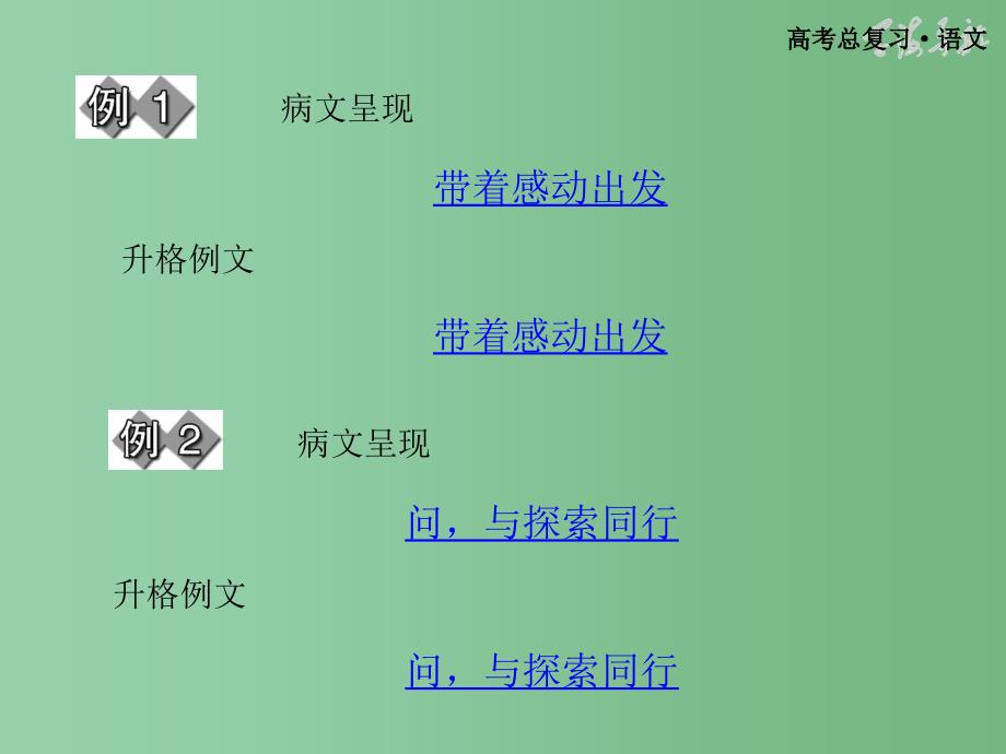 高考语文总复习 写作专项突破十九议论性散文的升格_第3页