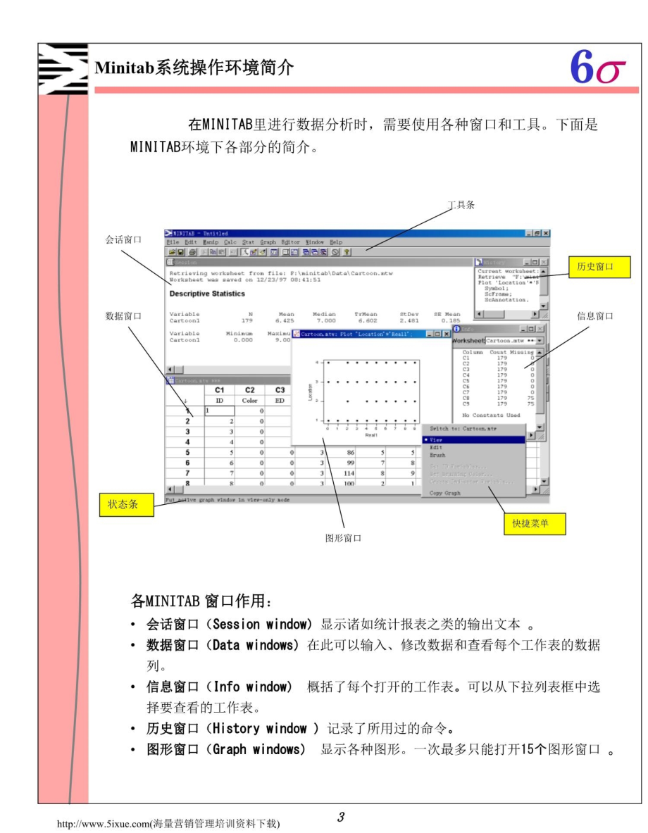 MINITAB操作教程资料讲解_第4页