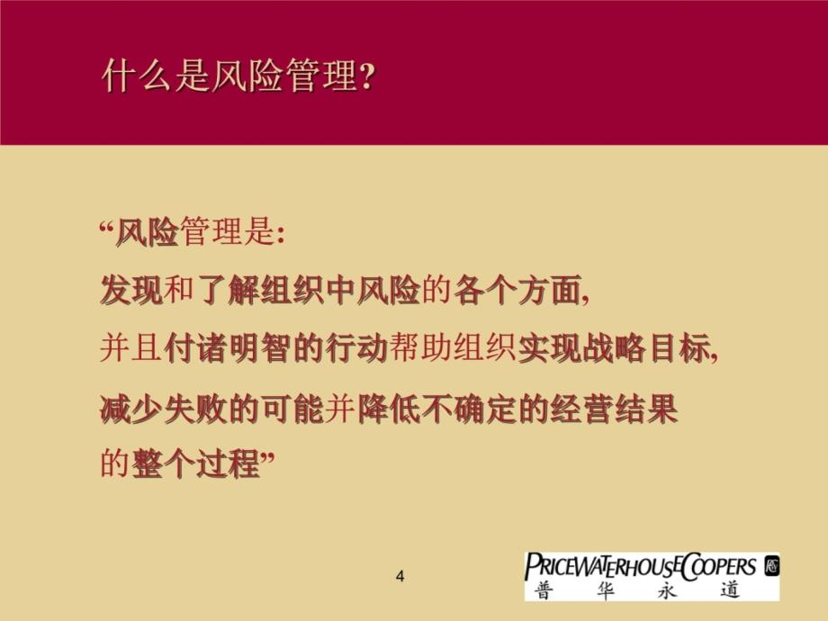 风险与内部控制-普华永道-RISKT讲课教案_第4页