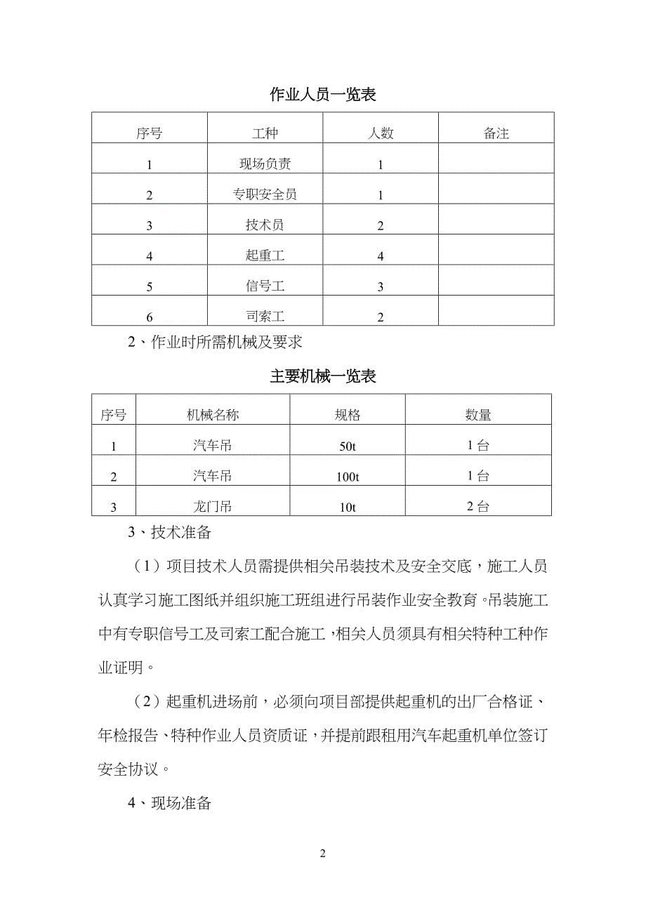 北京地铁某轨道安装工程工轨道车及轨道平板车吊装方案_第5页