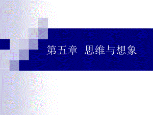 思维与想象5教案资料