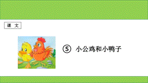 部编版语文一年级下册-03课文（二）-01小公鸡和小鸭子-课件04