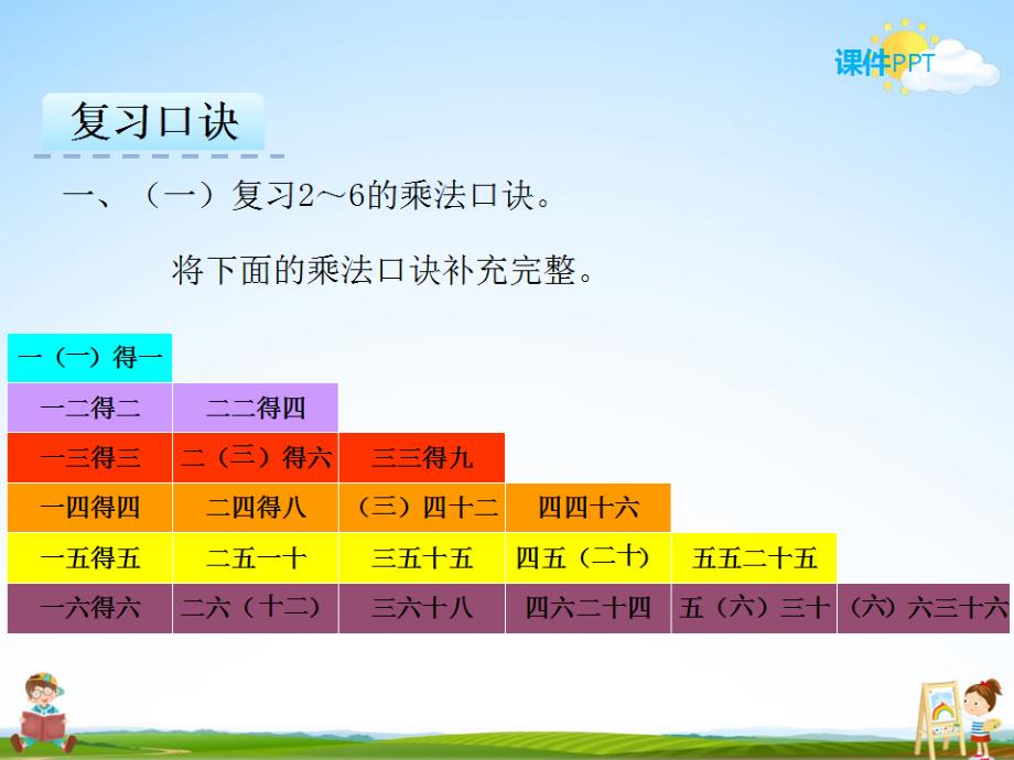 人教版二年级数学下册《2-8 整理与复习》课堂教学课件PPT优秀公开课_第3页