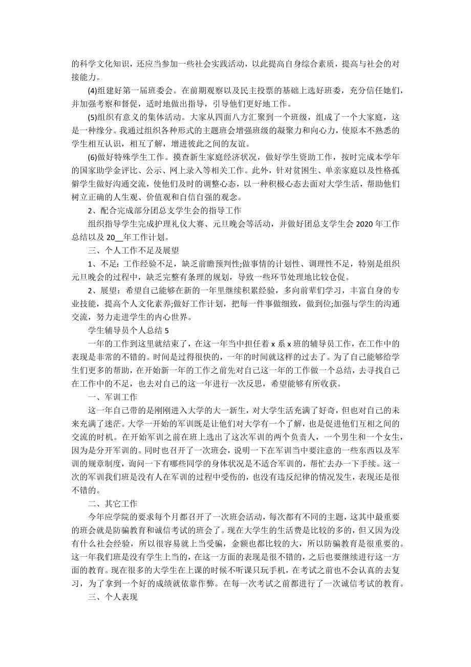 学生辅导员个人总结_第5页