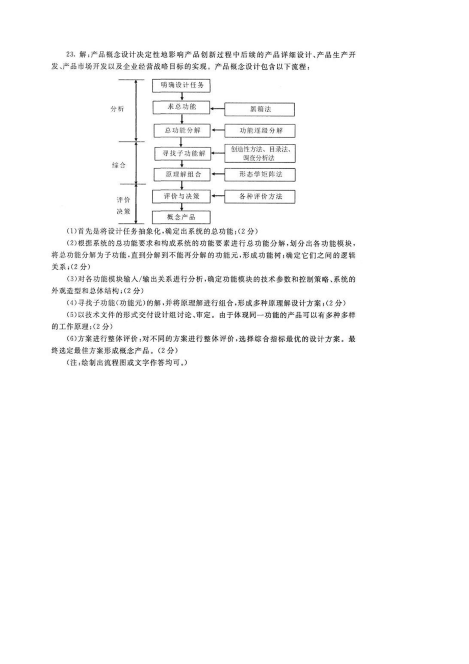 2020年1月电大本科《机电一体化系统设计基础》期末考试试题及答案_第4页