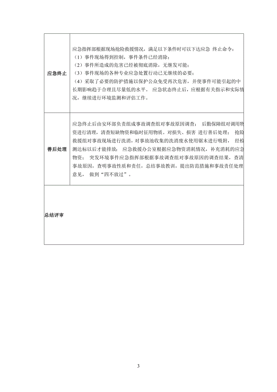 受限空间安全事故应急救援演练事故专项应急预案_第3页