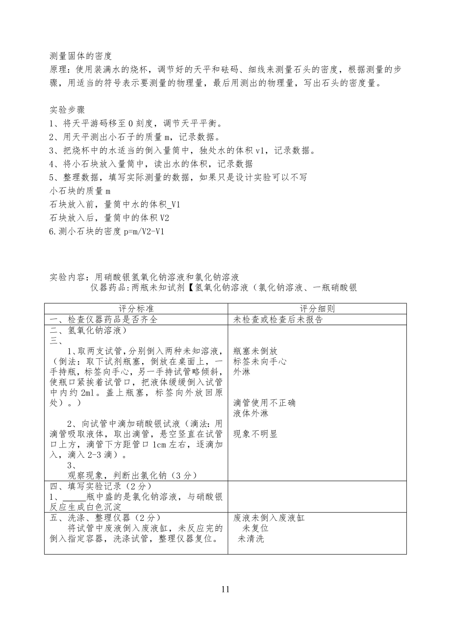 试习题六_用给定试剂鉴别稀盐酸、氢氧化钠溶液和氯化钠溶液_第1页